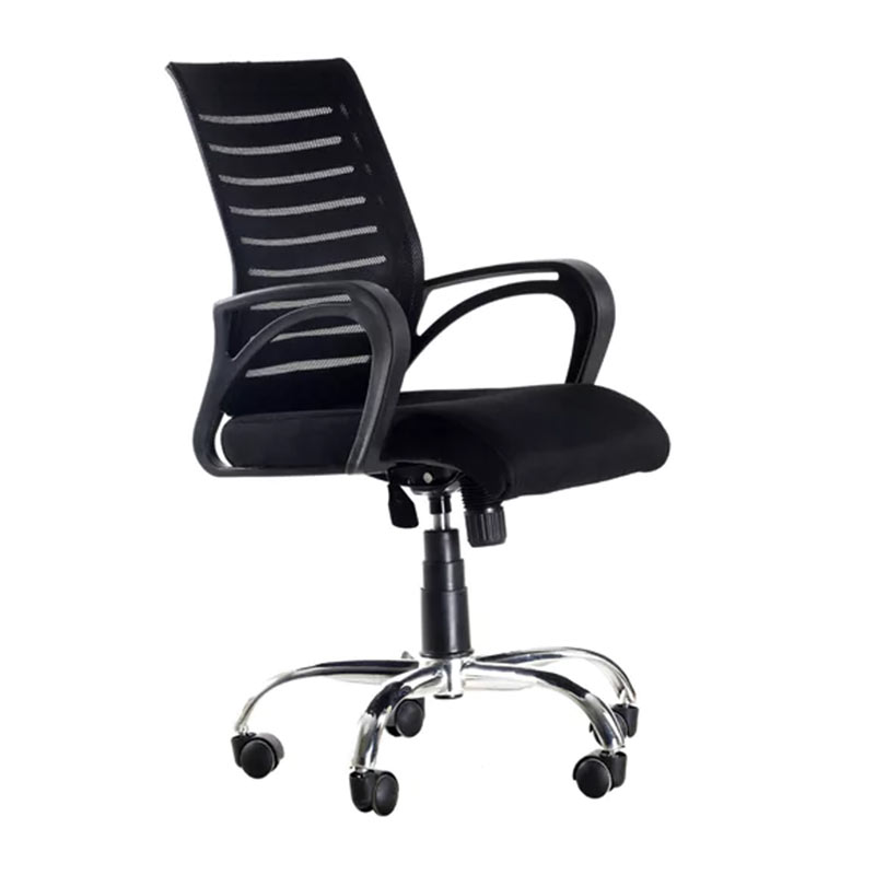 Strato Mid Back Black Ergonomic Office Chair In India Wooden Street Strato Mid Back Black Ergonomic, Ergonomic Office Chair Mumbai