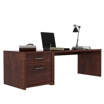 Alt Cambria Study Table (Walnut Finish)