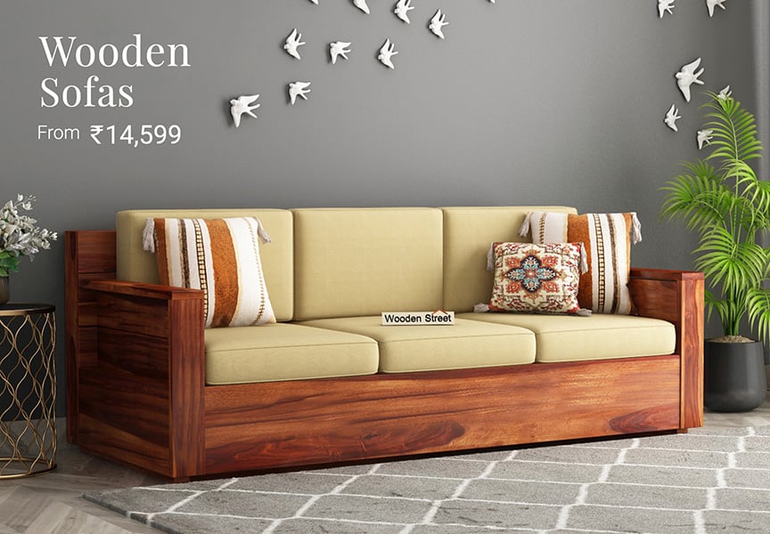 Wooden furniture online | wooden sofa
