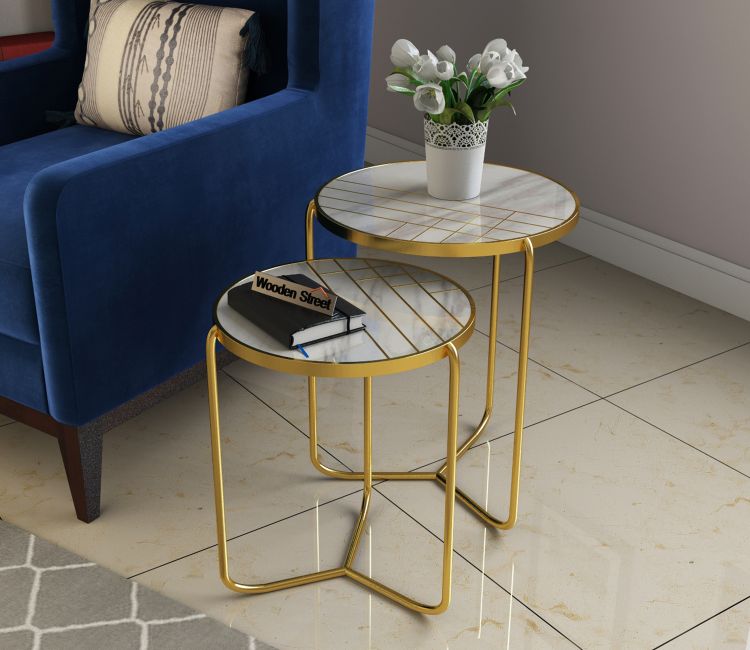 Living Room Furniture in India | Side End Tables
